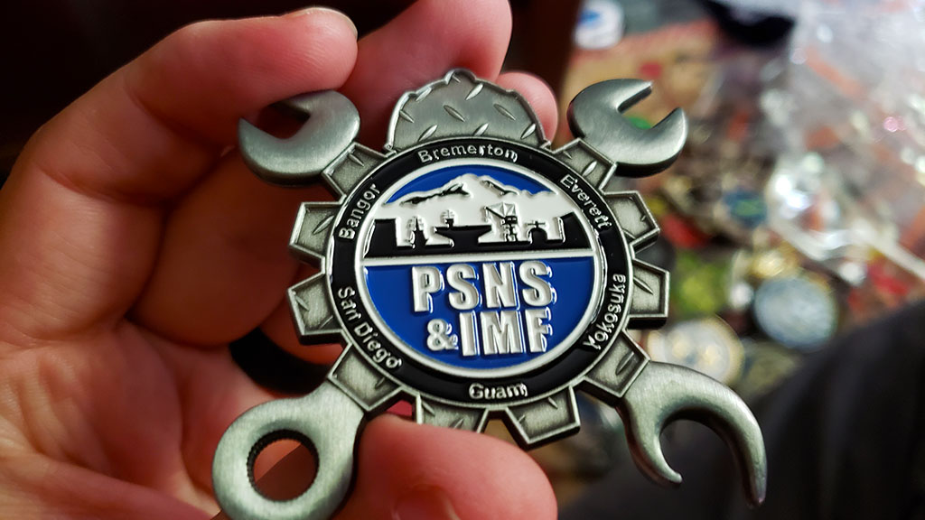 surgemain challenge coin back