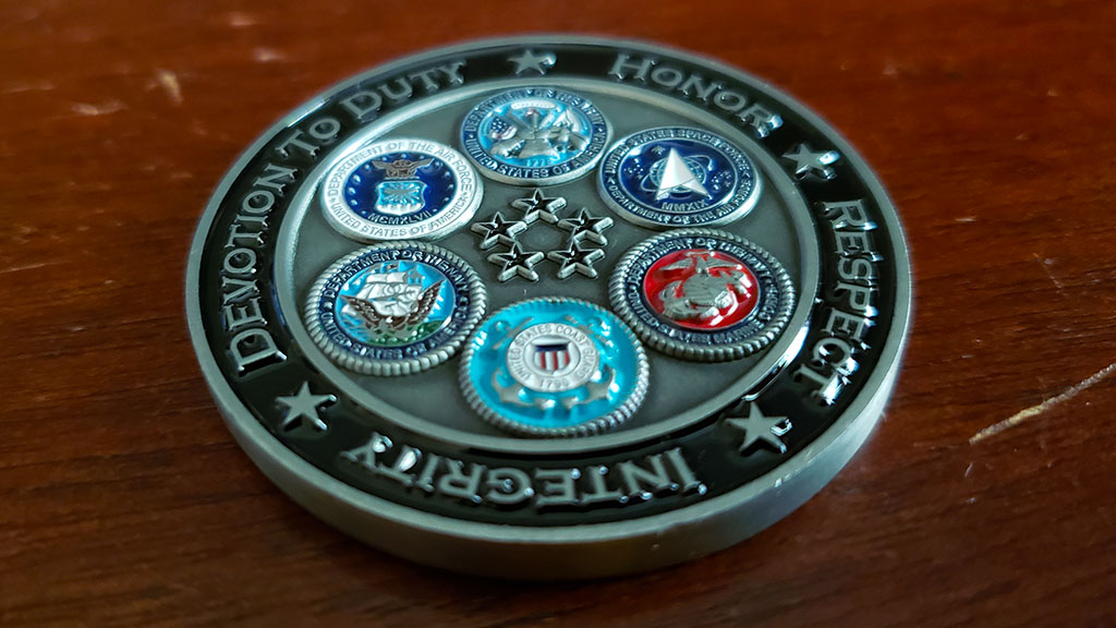 t mobile challenge coin back