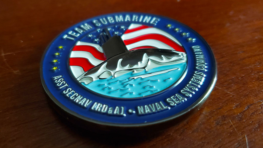 Team Submarine Challenge Coin