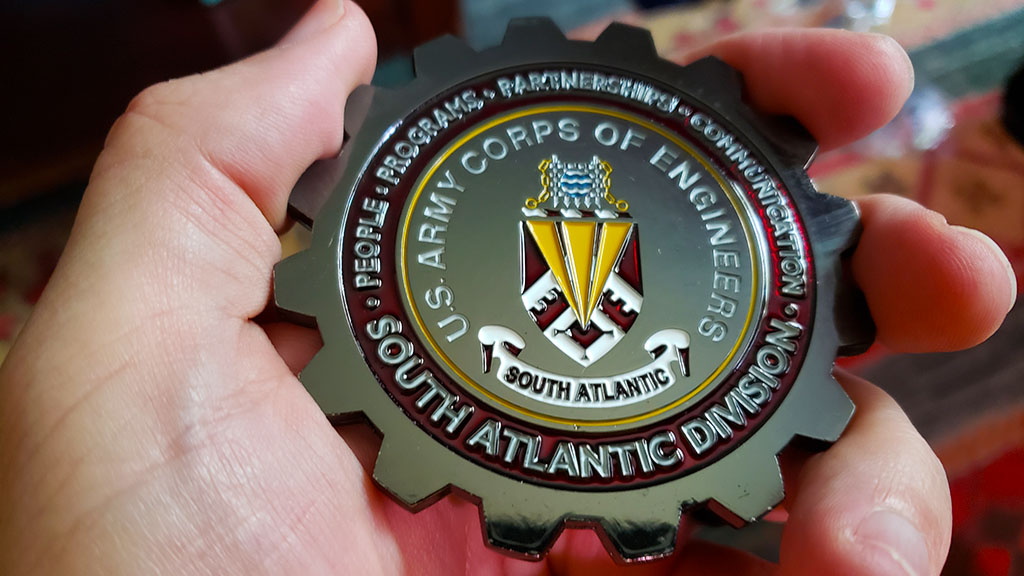 USACE South Atlantic Division Coin