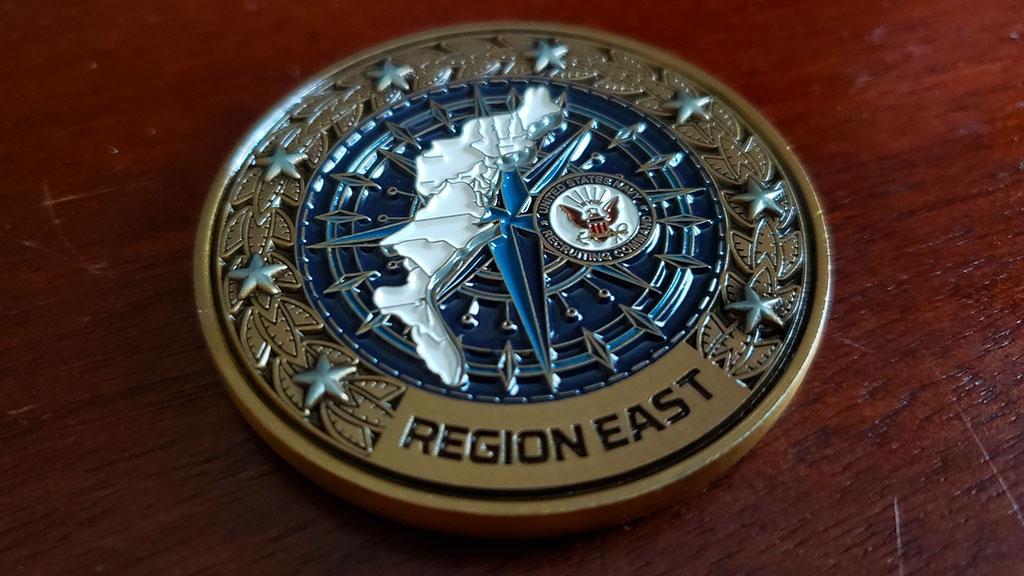 USN Recruiting Command Coin