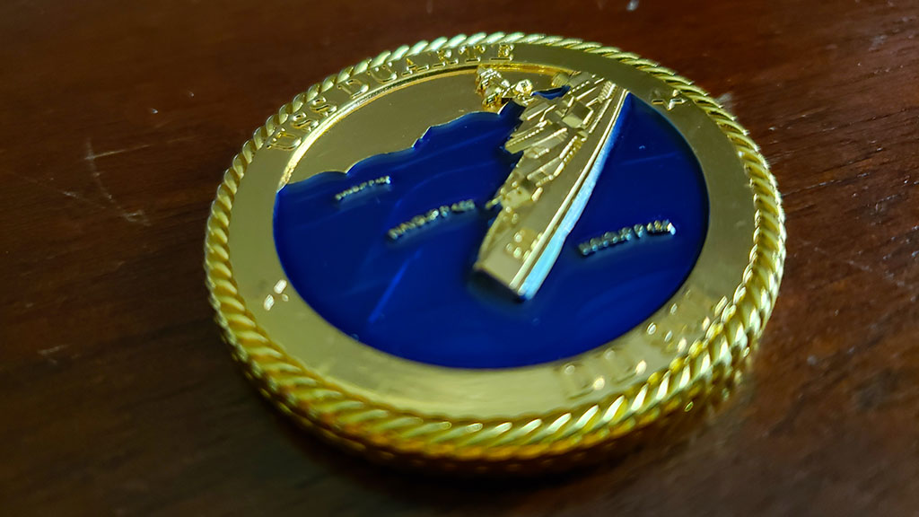 USS Duarte Challenge Coin