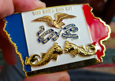 USS Iowa Belt Buckle