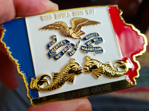 USS Iowa Belt Buckle