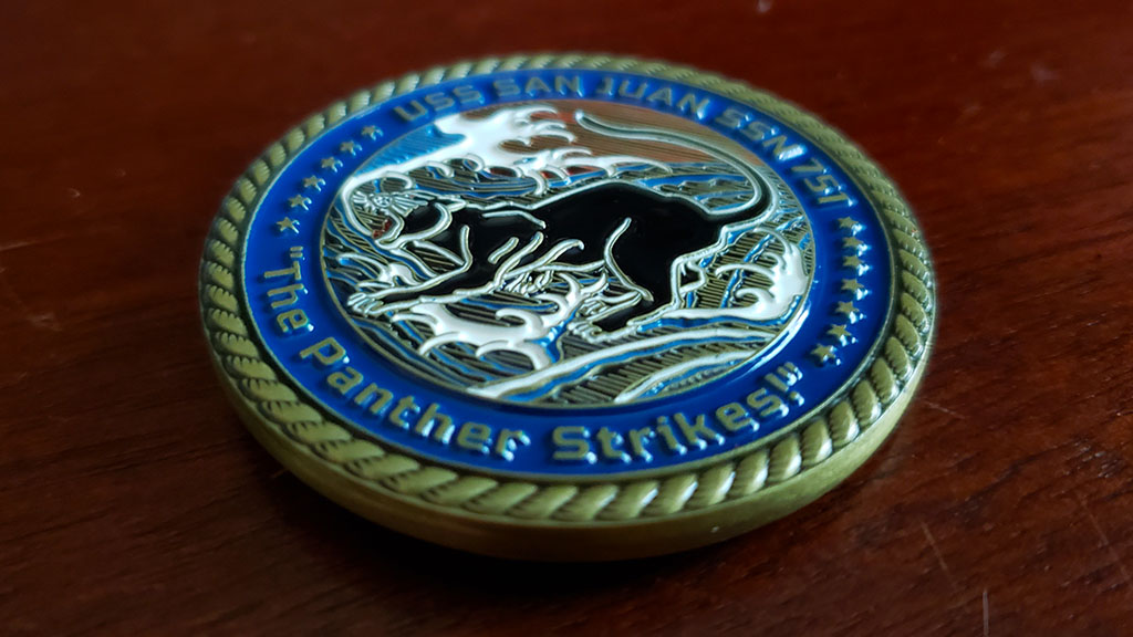 USS San Juan Challenge Coin