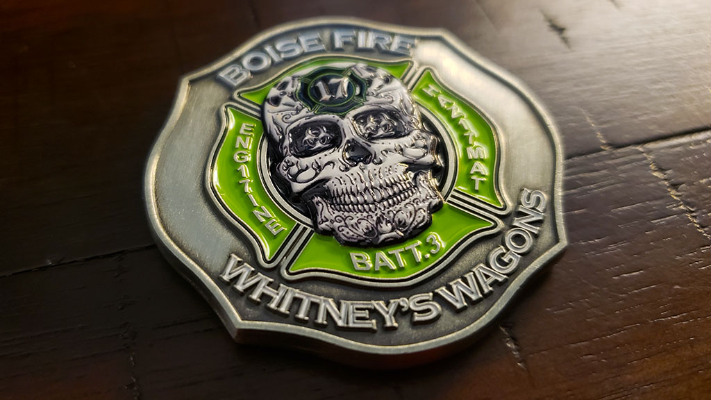 Boise Fire Whitney’s Wagons Coin