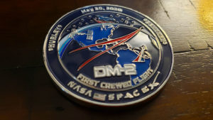 SpaceX Crew Dragon Demo-2 Rare Challenge Coins