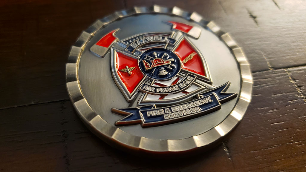 maxwell air force base custom challenge coin by embleholics