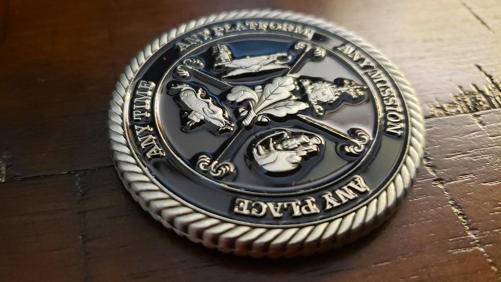 1st battalion nscs coin back