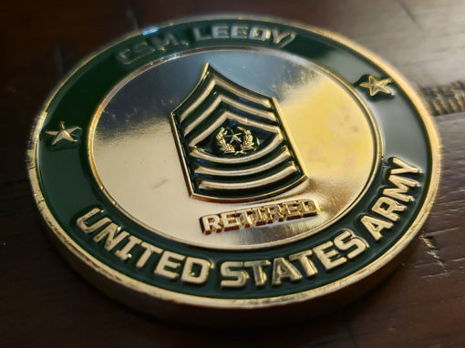 Retired Airborne Challenge Coin