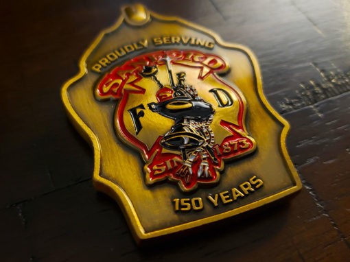 Sanford Fire 150th Anniversary Coin