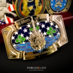 USS Patrick Gallagher Belt Buckle