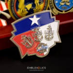 USS Texas Chief of the Boat Challenge Coin