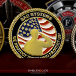 BAE Systems corporate challenge coin designed by Embleholics