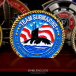 U.S. Navy Program Executive Office Attack Submarines Challenge Coin designed by Embleholics