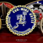 Wells Warriors Armed Forces Night Challenge Coin rear