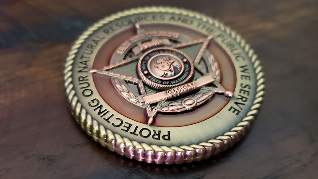 Fish and Wildlife Officer Coin - Embleholics | Embleholics