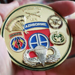 custom military challenge coin for army airborne by embleholics