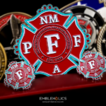New Mexico Professional Firefighters Association Challenge Coin Front