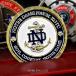 Notre Dame Naval ROTC Challenge Coin_Back