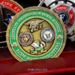 Notre Dame Naval ROTC Challenge Coin_Front