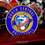 South Central Volleyball region Challenge Coin_Back