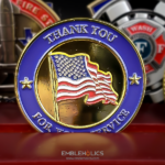 Thank You for Your Service challenge coin_Front