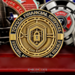 Toyota Financial Services Cybersecurity challenge coin_Front