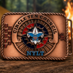 boy scouts custom belt buckle