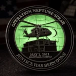 Operation Neptune Spear Custom Challenge Coin Glow in the Dark