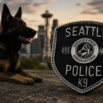 Seattle Police Custom Challenge coin for a K9 Unit