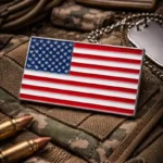 American flag custom challenge coin